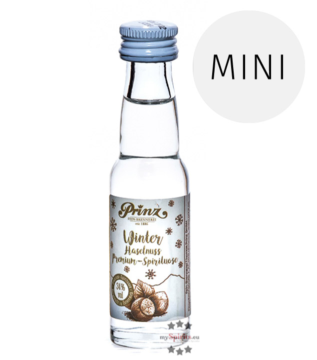 Prinz Winter Haselnuss  (34 % Vol., 0,02 Liter) von Fein-Brennerei Prinz