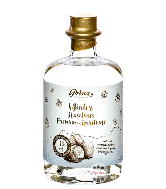 Prinz Winter Haselnuss (34 % Vol., 0,5 Liter) von Fein-Brennerei Prinz