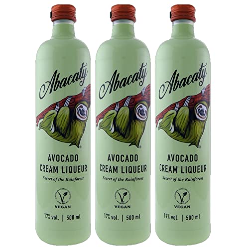 Abacaty Avocado Cream Liqueur I FeinWert Paket (3 x 0.5l) von FeinWert