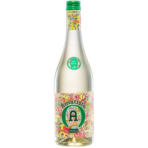 Anecoop Bodegas Amatista Moscato Blanco Frizzante Lieblich Weißwein Spanien inkl. FeinWert E-Book (1 x 0,75 l) von FeinWert