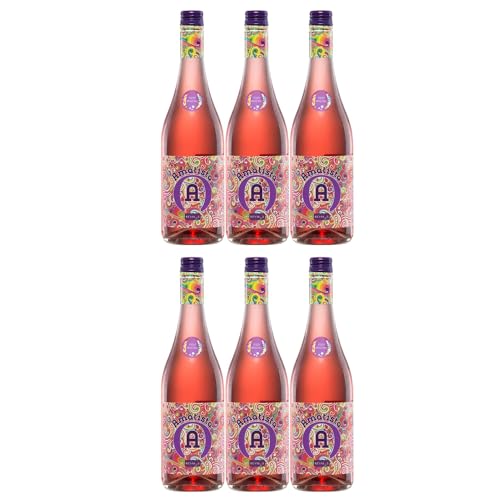 Anecoop Bodegas Amatista Moscato Rosado Frizzante Lieblich Roséwein Spanien inkl. FeinWert E-Book (6 x 0,75 l) von FeinWert