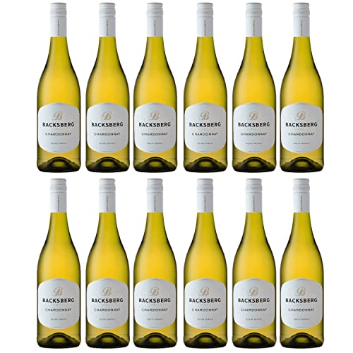 Backsberg Chardonnay Weißwein Wein trocken Südafrika I FeinWert Paket (12 x 0,75l) von FeinWert