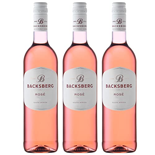 Backsberg Rosé Roséwein Wein lieblich Südafrika I FeinWert Paket (3 x 0,75l) von FeinWert