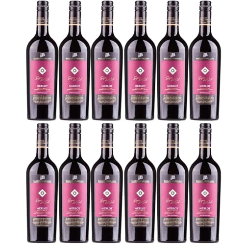 Baglio Gibellina Sogno del Sud Merlot Bio Rotwein Wein halbtrocken Sizilien Italien inkl. FeinWert E-Book (12 x 0,75l) von FeinWert