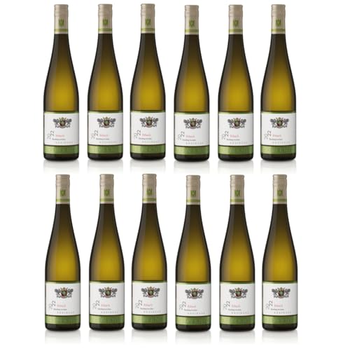 Baron Knyphausen Riesling Erbach VDP.ORTSWEIN Weisswein Trocken Rheingau Deutschland Inkl. FeinWert E-Book (12 x 0,75l) von FeinWert