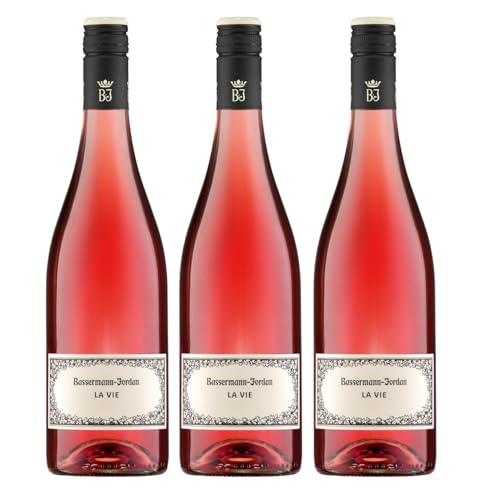 Bassermann-Jordan La Vie Rosewein Wein Trocken Pfalz Deutschland Inkl. FeinWert E-Book (3 x 0,75l) von FeinWert
