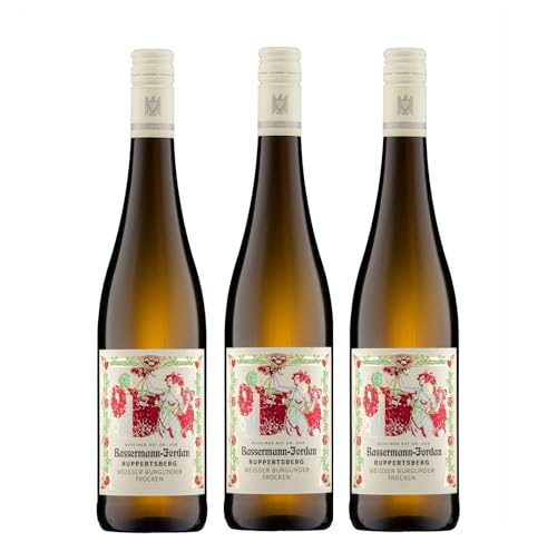 Bassermann-Jordan Ruppertsberg Weisser Burgunder VDP Ortswein Weisswein Trocken Pfalz Deutschland Inkl. FeinWert E-Book (3 x 0,75l) von FeinWert