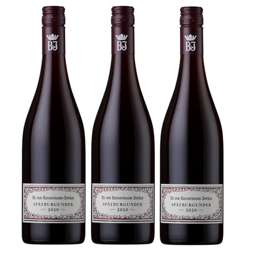 Bassermann-Jordan Spätburgunder Rotwein Wein Trocken Pfalz Deutschland Inkl. FeinWert E-Book (3 x 0,75l) von FeinWert