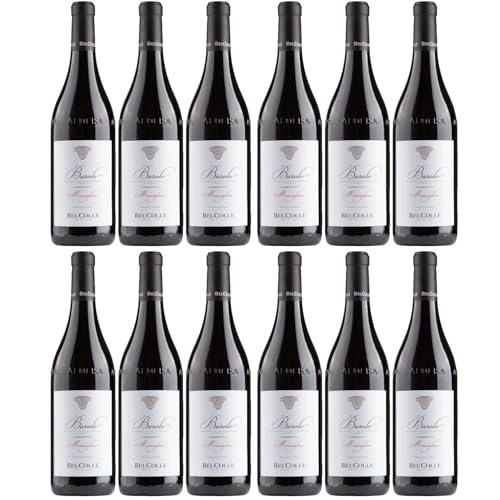 Bel Colle Barolo Monvigliero Rotwein Wein Trocken Piemont Italien inkl. FeinWert E-Book (12 x 0,75l) von FeinWert