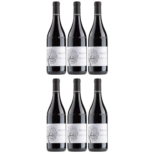 Bel Colle Nebbiolo d'Alba Rotwein Wein Trocken Piemont Italien inkl. FeinWert E-Book (6 x 0,75l) von FeinWert