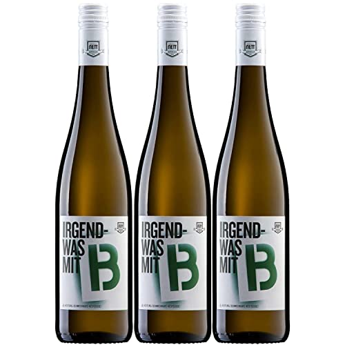 Bergdolt-Reif & Nett Irgendwas mit B Weißwein Cuvée Wein Lieblich Pfalz I FeinWert Paket (3 x 0,75l) von FeinWert