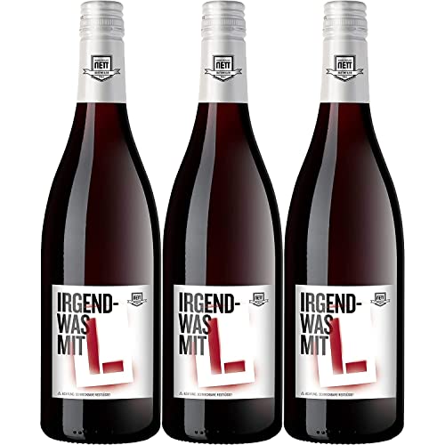 Bergdolt-Reif & Nett Irgendwas mit L Rotwein Cuvée Wein Lieblich Pfalz I FeinWert Paket (3 x 0,75l) von FeinWert