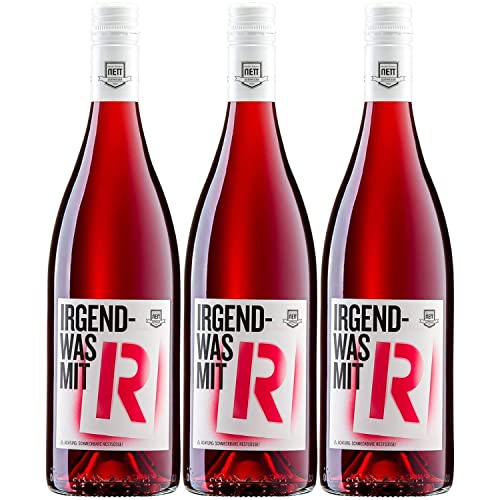 Bergdolt-Reif & Nett Irgendwas mit R Roséwein Cuvée Wein trocken Pfalz I FeinWert Paket (3 x 0,75l) von FeinWert