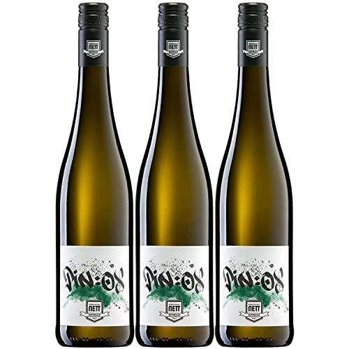 Weingut Bergdolt-Reif & Nett PIN:OX Weißweincuvée Weissburgunder Auxerrois Chardonnay Silvaner Weißwein trocken weiß Deutschland inkl. FeinWert E-Book (3 x 0,75l) von FeinWert