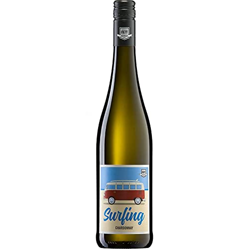 Bergdolt-Reif & Nett Surfing Chardonnay Weißwein Wein trocken Pfalz Inkl. feinWert E-Book (1 x 0,75l) von FeinWert