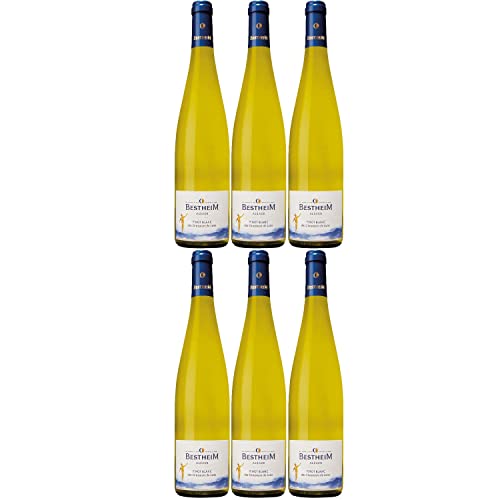 Bestheim Pinot Blanc Classic Alsace AOC Weißwein Wein trocken Frankreich I FeinWert Paket (6 x 0,75l) von FeinWert