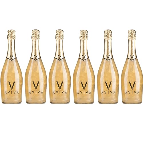 Bodega Torre Oria Aviva Sparkling Gold süß Schaumwein Weiss Spanien Inkl. FeinWert E-Book (6 x 0,75l) von FeinWert