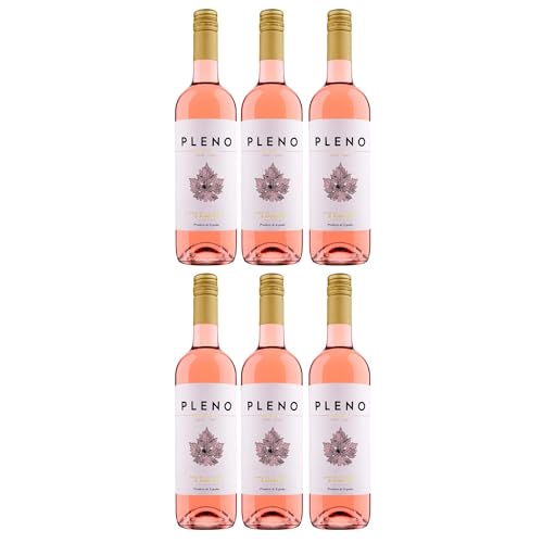 Bodegas Agronavarra Pleno Rosado Semi-Dry Halbtrocken Roséwein Vegan Spanien inkl. FeinWert E-Book (6 x 0,75 l) von FeinWert