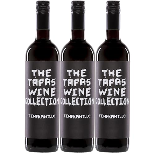 Bodegas Carchelo The Tapas Wine Collection Tempranillo Trocken Rotwein Spanien inkl. FeinWert E-Book (3 x 0,75 l) von FeinWert