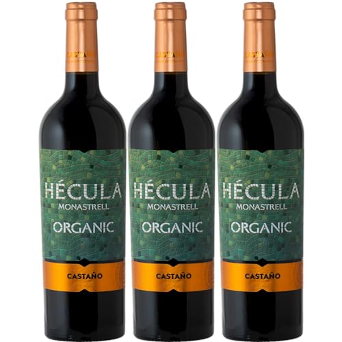 Bodegas Castaño Hécula Trocken Rotwein Bio Vegan Spanien inkl. FeinWert E-Book (3 x 0,75 l) von FeinWert