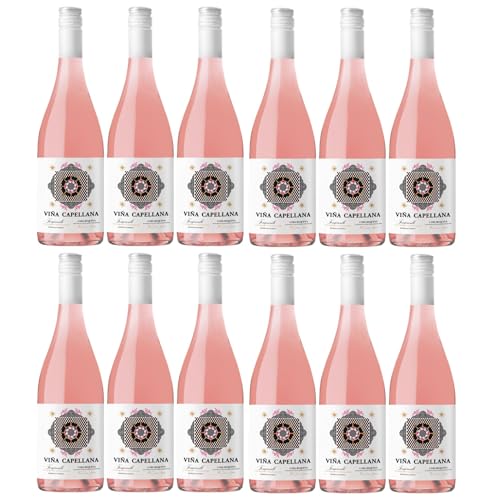 Bodegas Nodus Viña Capellana Rosado Trocken Roséwein Bio Spanien inkl. FeinWert E-Book (12 x 0,75 l) von FeinWert