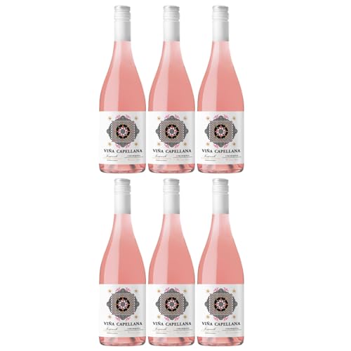 Bodegas Nodus Viña Capellana Rosado Trocken Roséwein Bio Spanien inkl. FeinWert E-Book (6 x 0,75 l) von FeinWert