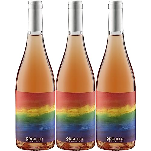 Bodegas del Rosario Orgullo Monastrell Rosado DOP Trocken BIO Wein Roséwein Spanien inkl. FeinWert E-Book (3 x 0,75l) von FeinWert