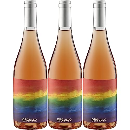 Bodegas del Rosario OrgulloWine Monastrell Rosado DO - Bio Roséwein Wein Trocken Murcia Spanien inkl. FeinWert E-Book (3 x 0,75l) von FeinWert