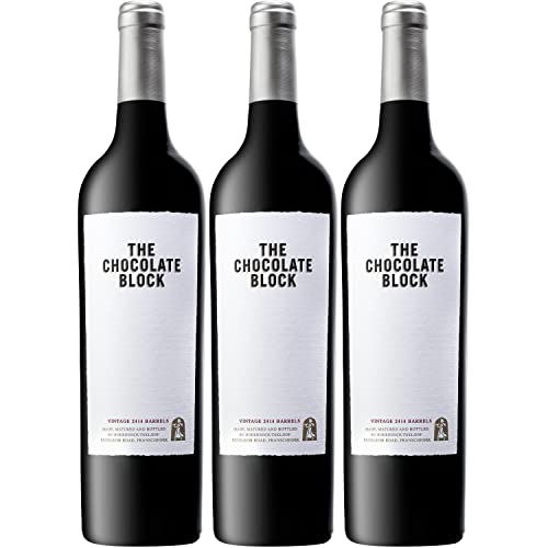 Boekenhoutskloof Chocolate Block Rotwein Wein Cuvée trocken Swartland Südafrika Inkl FeinWert E-Book (3 Flaschen) von FeinWert