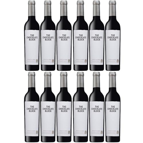 Boekenhoutskloof Chocolate Block Rotwein Wein Cuvée trocken Swartland Südafrika Inkl FeinWert E-Book (12 x 0,375l) von FeinWert