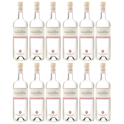 Bonaventura Maschio La Grappa Gaiarine Vitigno Unico Grappa Di Moscato Spirituose Italien Inkl. FeinWert E-Book (12 x 0,7l) von FeinWert