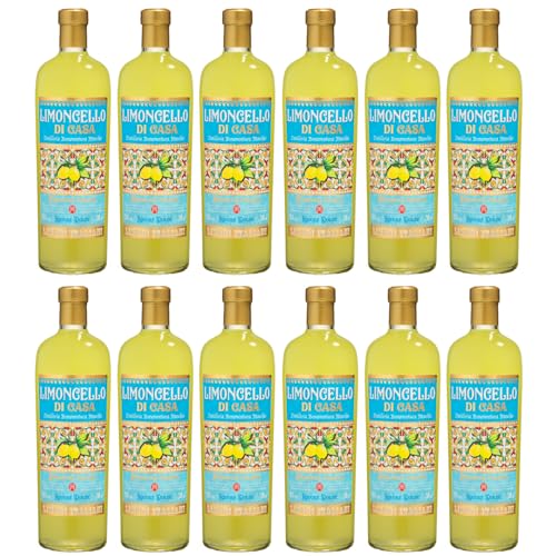 Bonaventura Maschio Liquori Dolci Limoncello di Casa Likör Italien Inkl. FeinWert E-Book (12 x 0,7l) von FeinWert