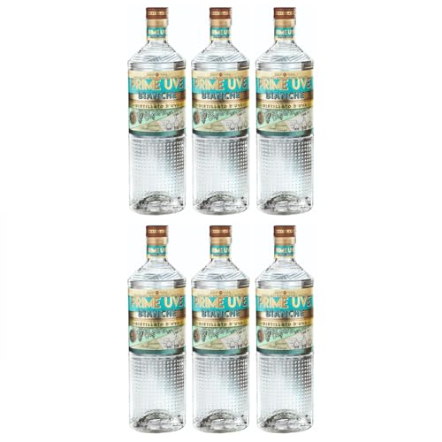 Bonaventura Maschio Prime Uve - Distillato D'uva Bianche Traubenbrand Italien Inkl. FeinWert E-Book (6 x 0,7l) von FeinWert
