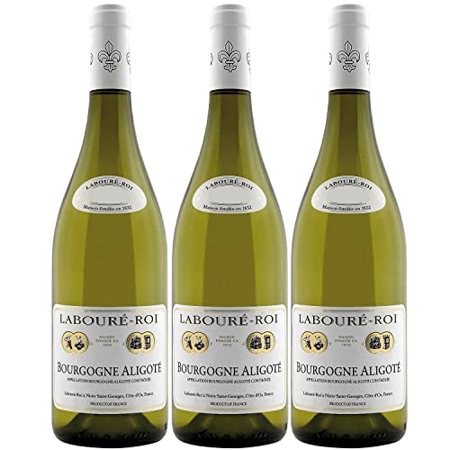 Bourgogne Aligoté AOC Labouré-Roi Weißwein Wein trocken Frankreich I FeinWert Paket (3 x 0,75l) von FeinWert