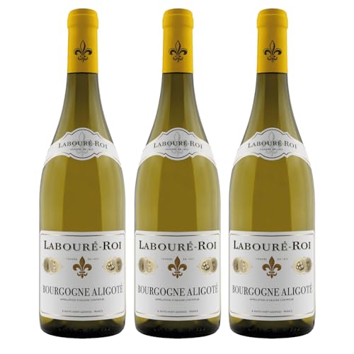 Bourgogne Aligoté AOC Labouré-Roi Weißwein Wein trocken Frankreich I FeinWert Paket (3 x 0,75l) von FeinWert