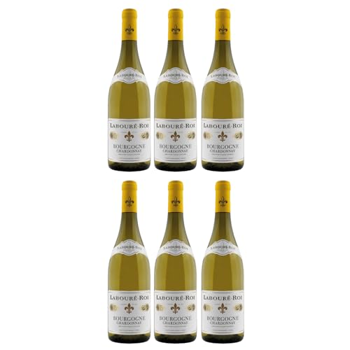 Bourgogne Blanc Chardonnay AOC Labouré-Roi Weißwein Wein trocken Frankreich I FeinWert Paket (6 x 0,75l) von FeinWert