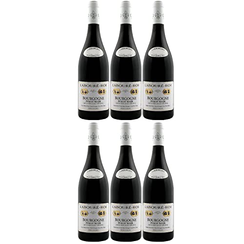 Bourgogne Pinot Noir AOC Labouré-Roi Rotwein Wein trocken Frankreich I FeinWert Paket (6 x 0,75l) von FeinWert