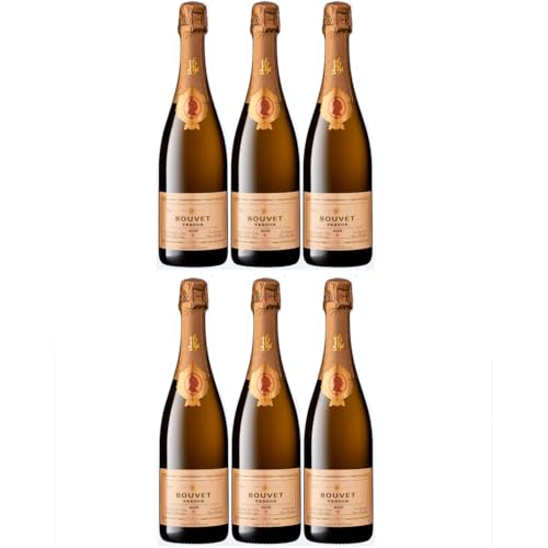 Bouvet Trésor Rosé Brut Saumur Schaumwein Crémant Saumur vegan Frankreich inkl. FeinWert E-Book (6 x 0,75l) von FeinWert