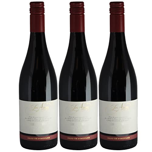 Cabernet Sauvignon Les Anges Pays d'Oc IGP Rotwein Wein trocken Frankreich I FeinWert Paket (3 x 0,75l) von FeinWert