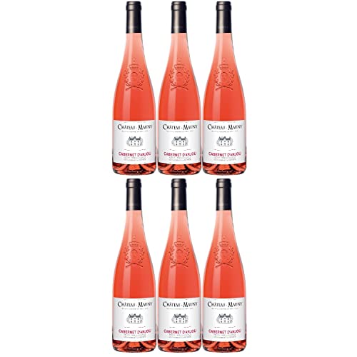 Cabernet d'Anjou AOC Château de Mauny Roséwein Wein lieblich Frankreich I FeinWert Paket (6 x 0,75l) von FeinWert