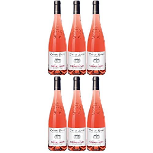 Cabernet d'Anjou AOC Château de Mauny Roséwein Wein lieblich Frankreich I FeinWert Paket (6 x 0,75l) von FeinWert