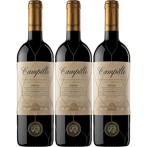 Campillo Gran Reserva Rotwein Wein trocken Spanien I Visando Paket (3 Flaschen) von FeinWert