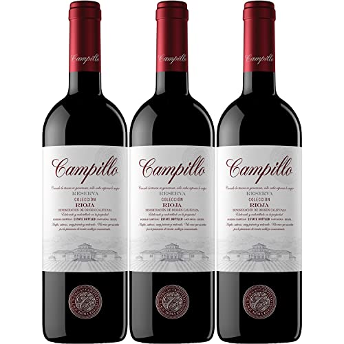 Campillo Reserva Colección Rotwein Wein trocken Spanien I Visando Paket (3 Flaschen) von FeinWert