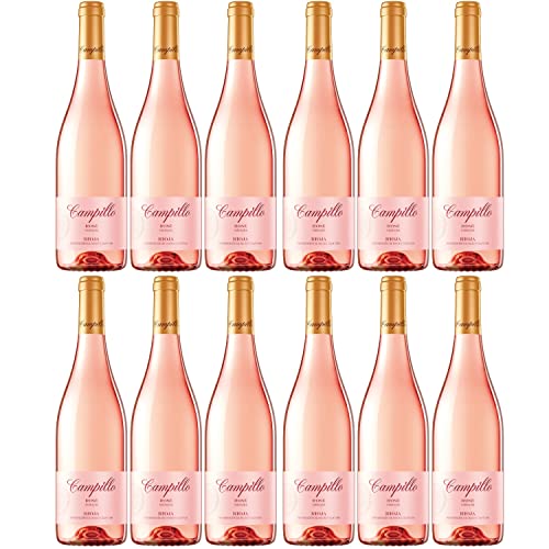 Campillo Rosado Roséwein Wein trocken Spanien I Visando Paket (12 Flaschen) von FeinWert