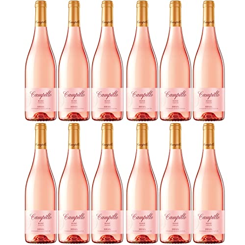 Campillo Rosado Roséwein Wein trocken Spanien I Visando Paket (12 Flaschen) von FeinWert