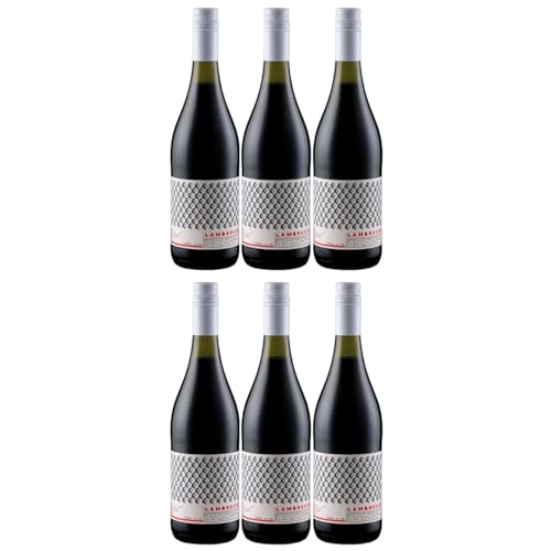 Cantina Puianello Lambrusco Primabolla Amabile DOC Rotwein Wein Trocken Emilia-Romagna Italien inkl. FeinWert E-Book (6 x 0,75l) von FeinWert