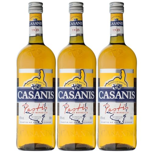 Casanis Le Pastis de Marseille Anisschnaps Frankreich Inkl. Fein Wert E-Book (3 x1,0l) von FeinWert