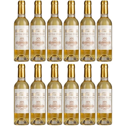 Chateau Filhot Sauternes 2e Cru Classé Weißwein Wein Edelsüss Frankreich Inkl. FeinWert E-Book (12 x 0,375l) von FeinWert