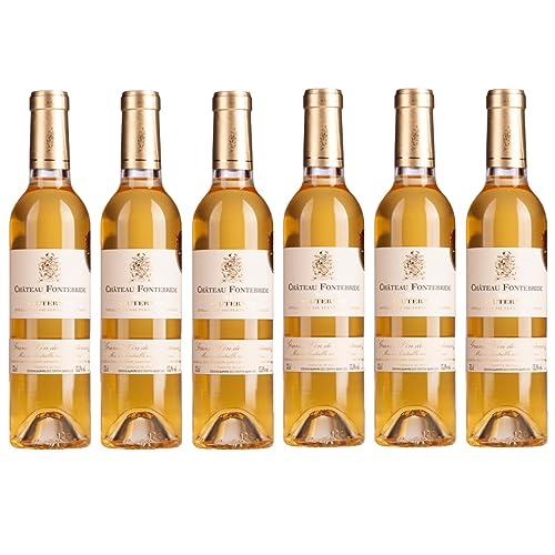 Chateau Fontebride Sauternes Weißwein Wein Edelsüss Frankreich Inkl. FeinWert E-Book (6 x 0,375l) von FeinWert