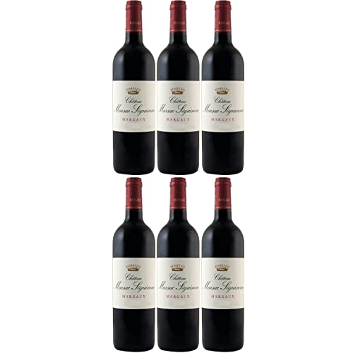 Château Marsac Seguineau Margaux AOC Rotwein Wein trocken Frankreich I FeinWert Paket (6 x 0,75l) von FeinWert